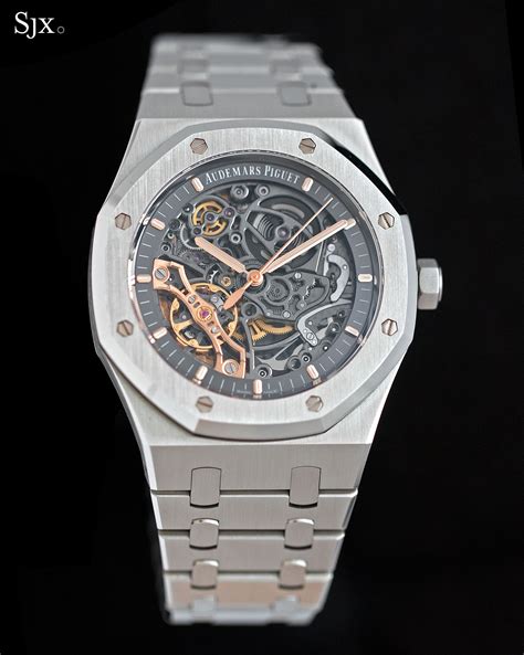 audemars piguet doppio bilanciere schelettrato|Audemars Piguet Royal Oak Double Balance Wheel Openworked.